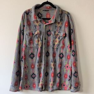 Unisex George Cozy Oversized Fleece Long Sleeve Top 2XL Fits M L XL